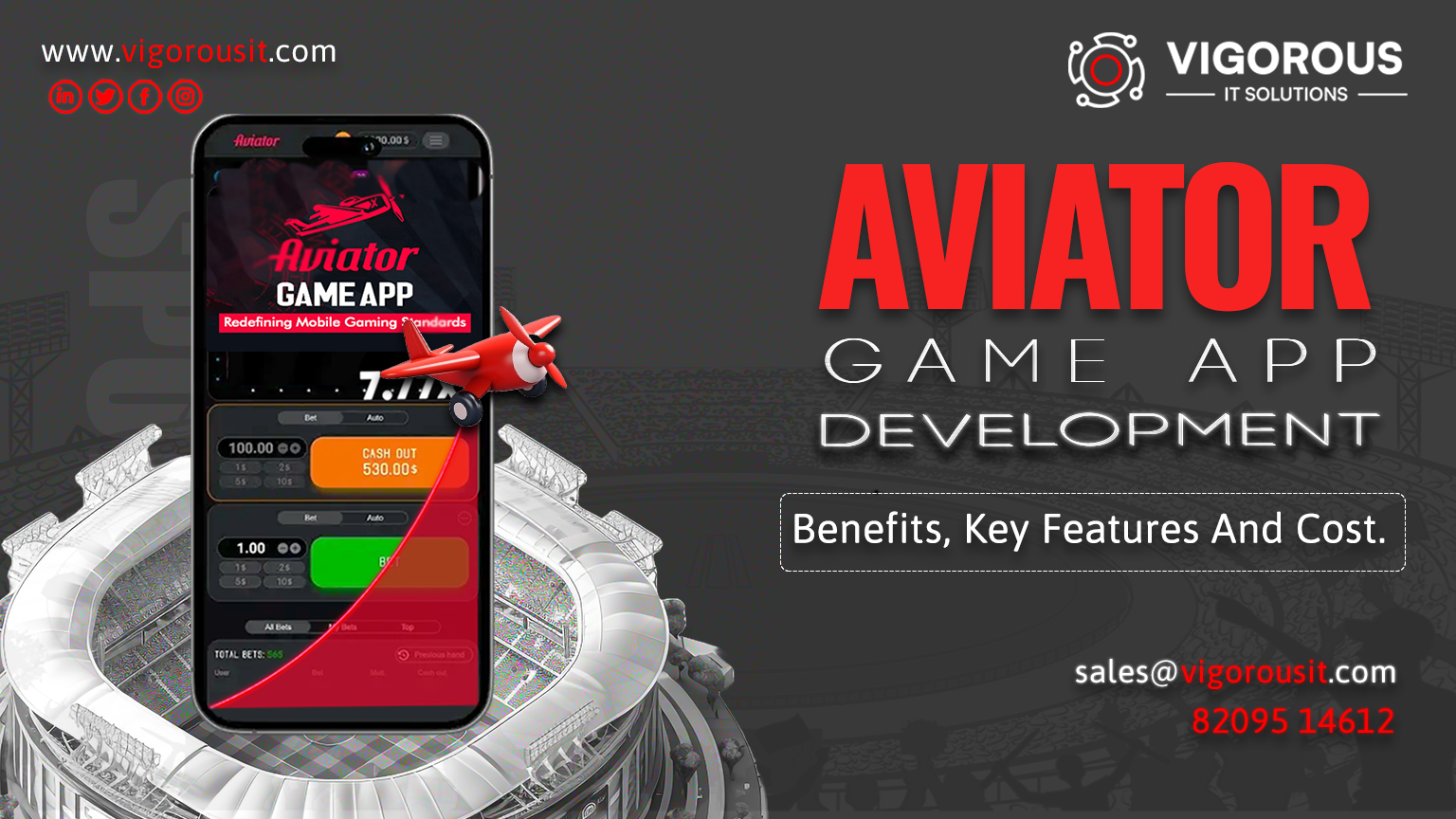 Aviator Game App Development- Benefits, Key Features And Cost